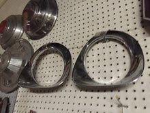 Charger l'image dans la galerie, PAIR GM 1955 1956 1957 Chevrolet pickup headlamp door chrome bezel 55 56 57 SHIPPING INCLUDE