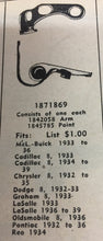 Load image into Gallery viewer, nors contact set repl 1871869 Mcl-Buick Cadillac Chrysler Dodge Graham Lasalle Oldsmobile Pontiac Reo 32 33 34 35 36 37 38 39 Shipping include