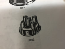 Load image into Gallery viewer, 6862 NORS Repl IGB-1241 4 cyl. distributor cap Americar Crosley Willys Willys-Overland 39 40 41 46 47 48 49 50 51 45$ shipping include