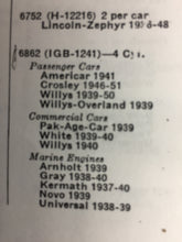 Charger l'image dans la galerie, IGB-1241 Americar Willys Willys Overland Chris Craft Crosley Kaiser Continental 40 41 42 46 47 48 49 51 52 53 54 55 56 57 58 59 60 61 62 63 64 65 66 67 68 SHIPPING INCLUDE