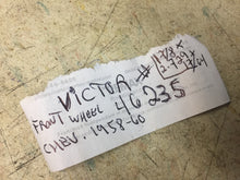 Charger l'image dans la galerie, nors Pair Victor 46235 oil seal 1958 1959 1960 Chevrolet Front wheel Shipping include