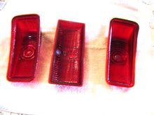 Load image into Gallery viewer, Mopar DEHY NOS DeSoto 1946 1947 1948 tail lamp lens 46 47 48 SET OF 3 PIECES Shipping include