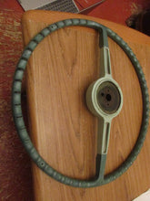 Load image into Gallery viewer, OEM GM 1953 1954 Chevrolet and Pontiac canadian steering wheel 53 54 GREEN Shipping cost include