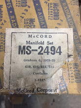 Charger l'image dans la galerie, nors manifold gasket Graham 610 612 614 615 6cyl 1928 1929 85$ shipping include