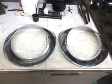 Charger l'image dans la galerie, PAIR GM 1955 1956 1957 Chevrolet pickup headlamp door chrome bezel 55 56 57 SHIPPING INCLUDE