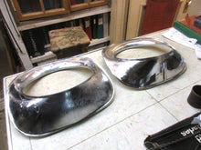 Charger l'image dans la galerie, PAIR GM 1955 1956 1957 Chevrolet pickup headlamp door chrome bezel 55 56 57 SHIPPING INCLUDE