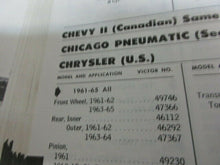 Charger l'image dans la galerie, PAIR oil seal front wheell Victor 49746 Dodge Plymouth Chrysler Desoto 56 57 58 59 60 61 62