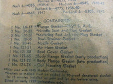 Charger l'image dans la galerie, Carter 639A Graham Paige Oldsmobile Pontiac Nash Hudson Packard  39 40 41 42