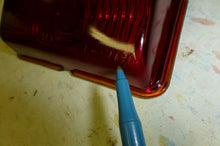 Charger l'image dans la galerie, OEM Mopar Dodge 1946 1947 1948 tail lamp lens red glass DHY 41 42 46 47 48 49