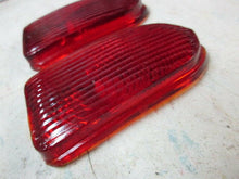 Charger l'image dans la galerie, NEVER USED NORS GM PAIR GLASS Chevrolet 1949 tail lamp lens 49 Lynx Eye T-336
