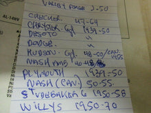 Charger l'image dans la galerie, Checker Studebaker Willys 47 48 49 50 51 52 53 54 55 56 57 58 59 60 61 62 64