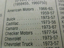 Charger l'image dans la galerie, Buick Chevrolet Cadillac GM 56 57 58 59 60 61 62 63 64 65 66 67 68 69 70 71 2 73