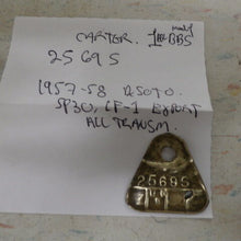 Charger l'image dans la galerie, Carter 2569S tag 1bbl model BBS Desoto 1957-58  show car