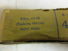 Load image into Gallery viewer, PAir NORS Victor 46002 Willys CJ-3B repl.805150 1 front wheel 50's 60's SHIPPINGG INCLUDE