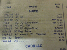 Charger l'image dans la galerie, Buick Hudson Olds Plymouth 40 41 42 50 51 52 53 54 54 59 60 61 62  cable U-60