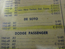 Charger l'image dans la galerie, Chrysler DeSoto Dodge Plymouth Rambler 50 51 52 53 54 55 56 57 58 59 60 61 cable