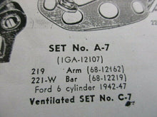 Charger l'image dans la galerie, NEW OEM 42 46 47 Ford 6 cylinder ignition point set Mapco repl IGA-12107 VF C-7 SHIPPING INCLUDE