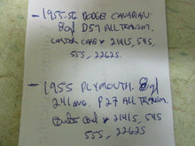 Charger l'image dans la galerie, Carter NORS Carburetor rebuilt kit Plymouth Dodge (can.) 1955 1956 55 56 A138C