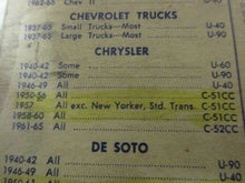 Charger l'image dans la galerie, Chrysler DeSoto Dodge Plymouth Rambler 50 51 52 53 54 55 56 57 58 59 60 61 cable