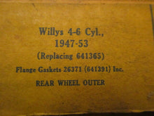 Charger l'image dans la galerie, NORS Victor oil seal 49908 repl 641365 Willys 47 48 49 50 51 52 53 rear wheel SHIPPING INCLUDE