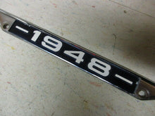Load image into Gallery viewer, 1948 Ford license plate bracket V8