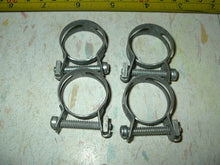Load image into Gallery viewer, 3/4 inch NORS H-1030 heather clamp set hose universal SET OF 4 30 's 40's 50's 60's SHIPPING INCLUDE