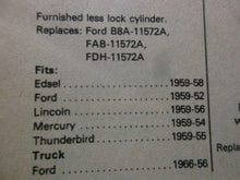 Charger l'image dans la galerie, NORS Ignition swicth (without lock and key)  truck Ford Lincoln Mercury Tbird 52 53 54 55 56 57 58 59 60 - 66  Shipping include
