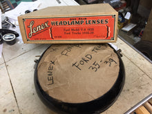 Load image into Gallery viewer, NORS Ford 1935 pass / 35-39 truck  Set of headlamp glass lens + door bezel  PAIR   SHIPPING INCLUDE
