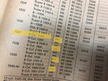 Load image into Gallery viewer, Packard 1937 6 cyl head + manifold gasket Shipping include
