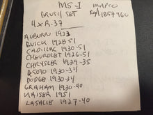 Charger l'image dans la galerie, 1857960 Auburn Buick Cadillac Chevrolet Chrysler DeSoto Dodge Graham Kaiser Lasalle Nash Oldsmobile Packard Plymouth Pontiac Studebaker Yellow Cab 20's 30's 40's 50's starter brush set R37 SHIPPING INCLUDE
