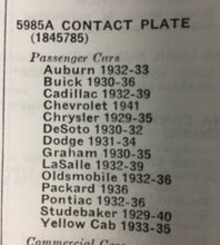 Load image into Gallery viewer, nors contact set repl 1871869 Mcl-Buick Cadillac Chrysler Dodge Graham Lasalle Oldsmobile Pontiac Reo 32 33 34 35 36 37 38 39  Shipping include
