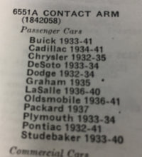 Load image into Gallery viewer, nors contact set repl 1871869 Mcl-Buick Cadillac Chrysler Dodge Graham Lasalle Oldsmobile Pontiac Reo 32 33 34 35 36 37 38 39  Shipping include
