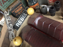 Load image into Gallery viewer, OEM glass lens DELO Nash 1939 1940 tail lamp lens 39 40  (ONE ONLY) Plain or Rib YOUR CHOICE   shipping include
