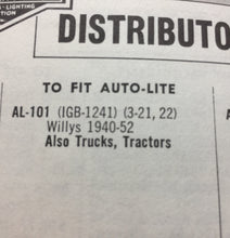 Load image into Gallery viewer, IGB-1241 Americar  Willys  Willys Overland Chris Craft Crosley Kaiser Continental 40 41 42 46 47 48 49 51 52 53 54 55 56 57 58 59 60 61 62 63 64 65 66 67 68 SHIPPING INCLUDE
