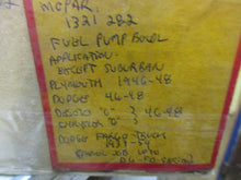 Charger l'image dans la galerie, NOS 1321 282 Mopar fuel pump glass bowl 1946 47 48  Plymouth Dodge DeSoto Chrysler  truck 37-54 Shipping include
