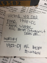Charger l'image dans la galerie, FORD script on it Victor 49582 PAIR of oil seal  rear wheel Ford 1949 50 51 52 53 54 55 56 Mercury 1952-54   Shipping include
