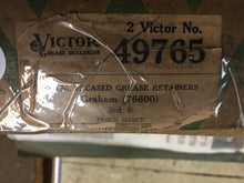 Charger l'image dans la galerie, PAIR Victor 49765 oil seal  GRAHAM STD 6  repalce 76600   metal encased grease retainersShipping include
