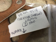 Load image into Gallery viewer, 30's 40's 50's NORS Victor 9518 manifold gasket pair CHRYSLER MARINE  replace  E30207M   SHIPPING INCLUDE

