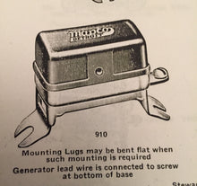 Load image into Gallery viewer, 910 NORS generator Cutout 29 30 31 32 33 34 35 36 37 38 39 40 Dodge Hudson Terraplane Hupmobile Indian moto Nash Lafayette Lincoln Nash Plymouth Willys   55$ shipping include (Copie)
