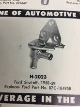 Charger l'image dans la galerie, H-2023 NORS Ford 1958 1959 (57?) heater shut-off  Replace B7C-18495B  50 $ shipping include
