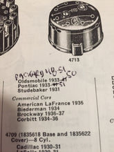 Load image into Gallery viewer, 4708 nors distributor cap 8 cyl repl. 1837974 Buick Cadillac Chrysler DeSoto Dodge Graham LaSalle Oldsmobile Packard Pontiac Reo Studebaker 1930 31 32 33 34 35 36 37 38 39 40 41 42 47 48 49 50 51    60$ SHIPPING INCLUDE (Copie)
