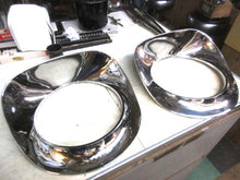 Charger l'image dans la galerie, PAIR GM 1955 1956 1957 Chevrolet pickup headlamp door chrome bezel 55 56 57      SHIPPING INCLUDE
