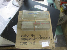 Charger l'image dans la galerie, GM Chevrolet 1946  PAIR parking lamp lens  SHIPPING INCLUDE
