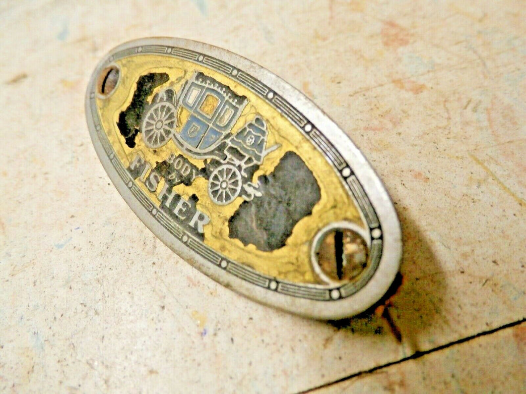 BODY BY FISCHER crest Chevrolet Pontiac Oldsmobile Buick Cadillac 20's 30's 40s