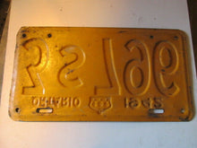 Charger l&#39;image dans la galerie, 1942 Canada vintage collectible Ontario license plate 42 3S
