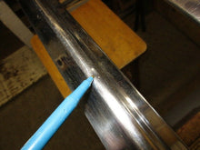 Charger l&#39;image dans la galerie, Chevrolet rear fender quarter top moulding 1957 57 pair
