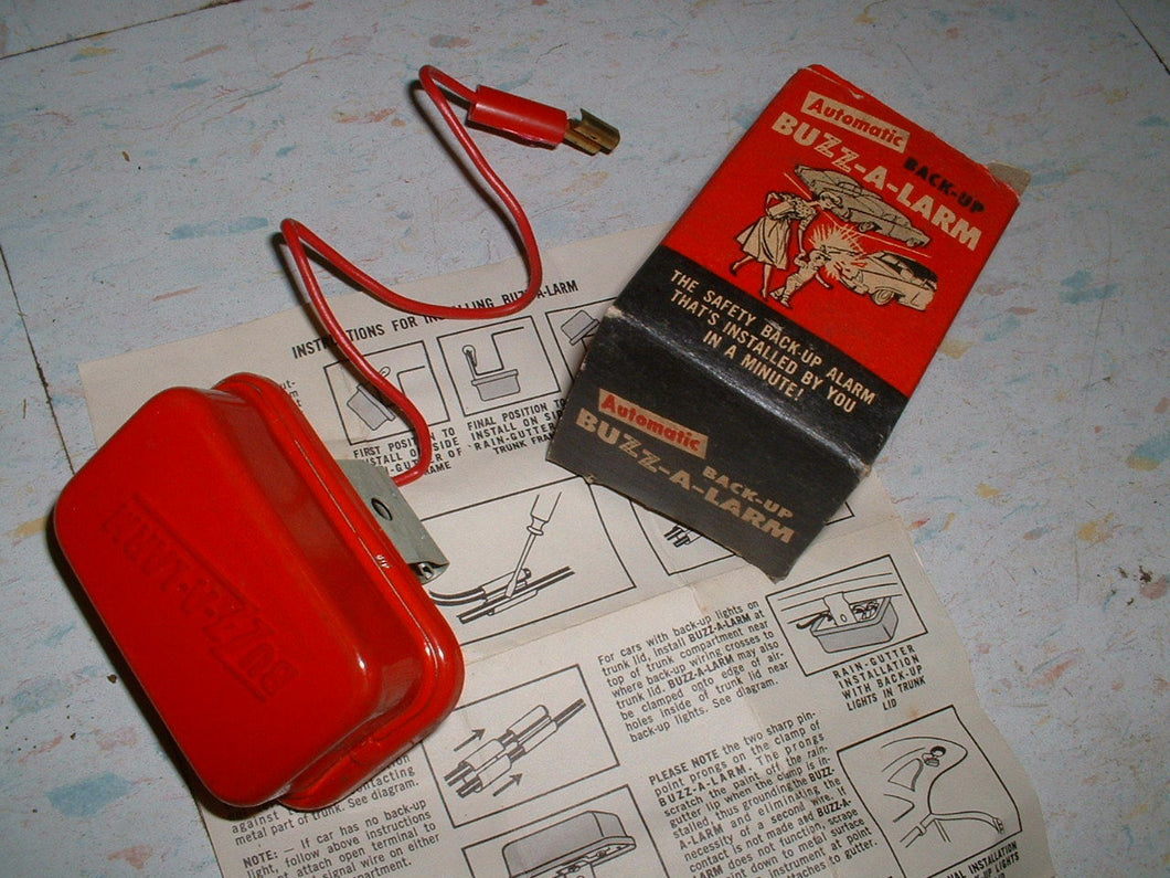 Chevrolet Buick Ford Dodge Plymouth BUZZ A LARM 48 49 50 51 52 53 54 55 56 57 58