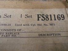 Charger l'image dans la galerie, NORS oil pan set Continental W8 W10 W11 1930 1931 30 31 FS81169
