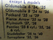 Charger l'image dans la galerie, nos R-1 cap Hupmobile Lincoln Oldsmobile Packard Pierce Arrow 35 36 37 38 39 40 41 Shipping include
