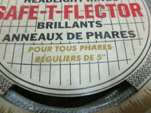 Load image into Gallery viewer, NORS Safe T Flector headlamp reflector 5 diam. inch Mopar GM Fomoco 60's 70's  shipping include
